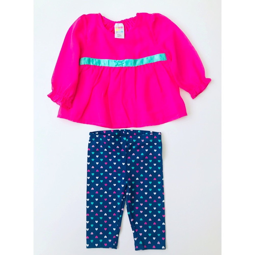 Girls two pieces top with matching pants